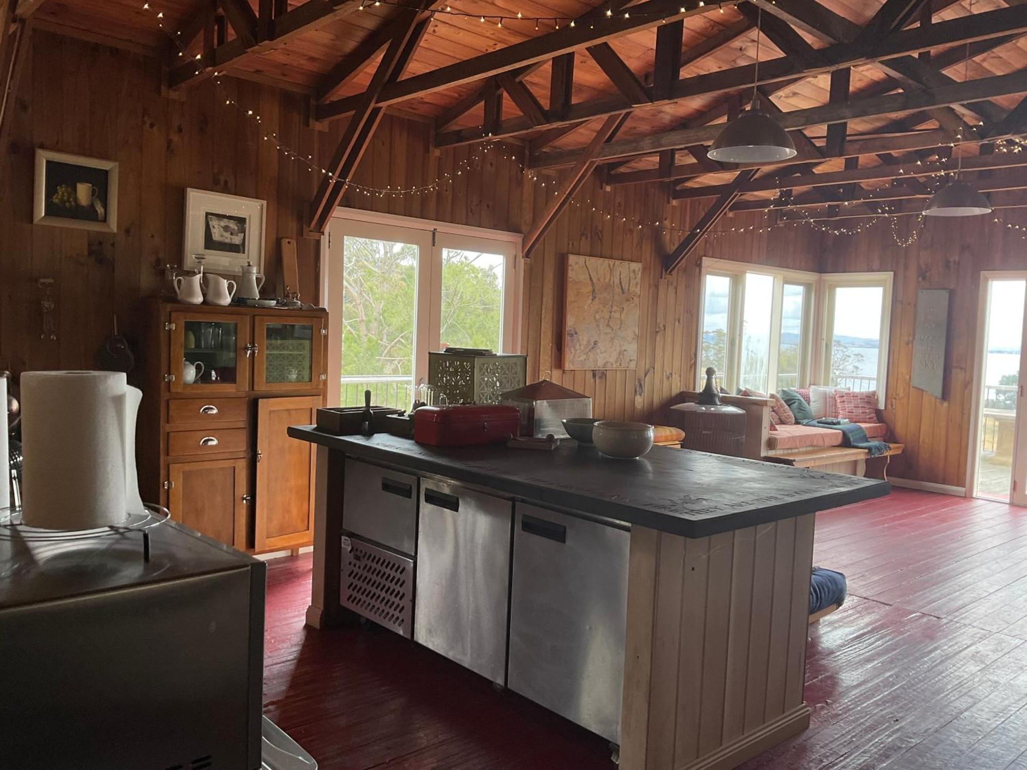 The Woolshed And Farmhouse Blue, Bruny Island Barnes Bay Buitenkant foto