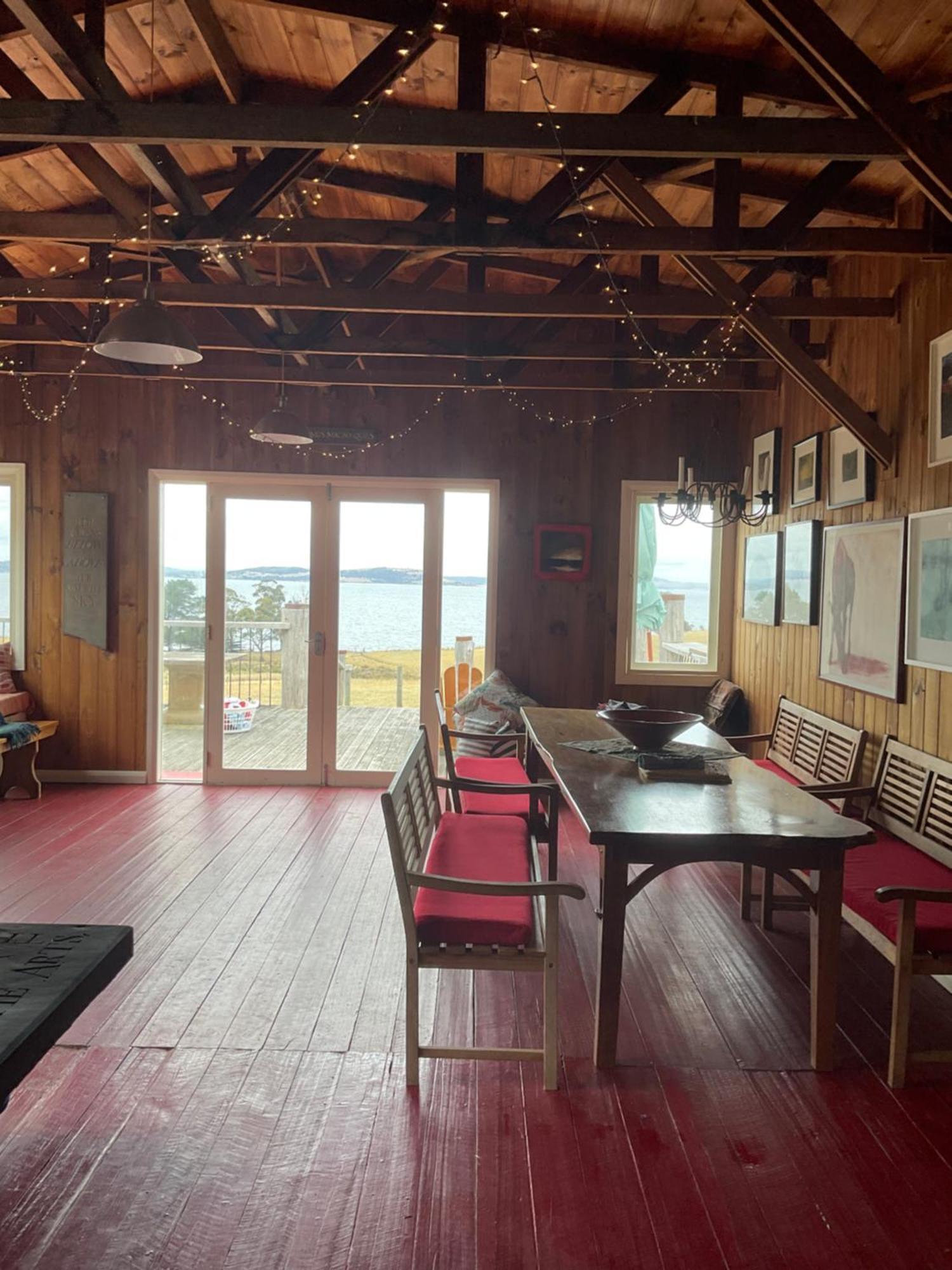 The Woolshed And Farmhouse Blue, Bruny Island Barnes Bay Buitenkant foto